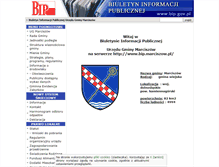 Tablet Screenshot of bip.marciszow.pl