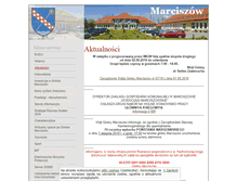 Tablet Screenshot of marciszow.pl